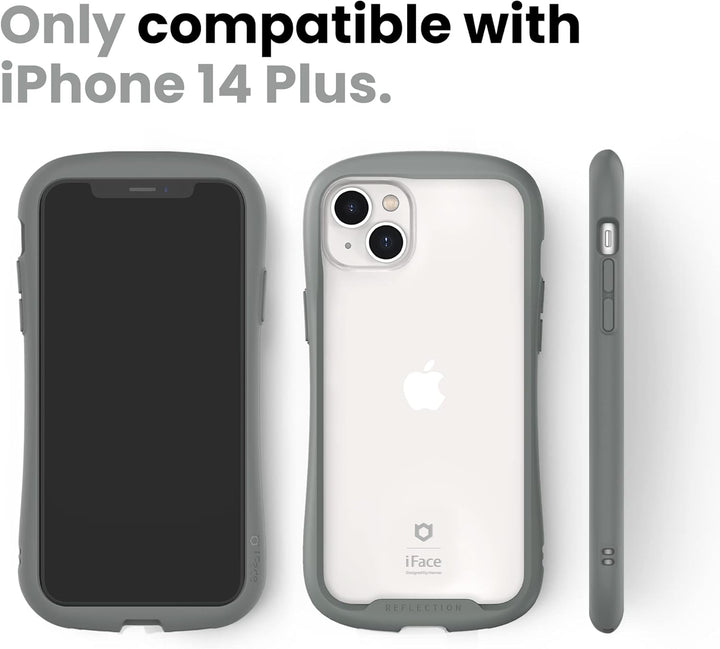 iFace Reflexion Entworfen für iPhone 14 Plus Hülle (6,7 Zoll) - Niedliches stossfestes Hybrid [9H ge