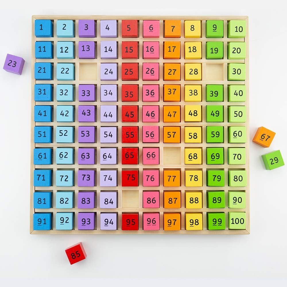 Bigjigs Spielzeug Holz Anzahl Fach - Educational Counting Brett
