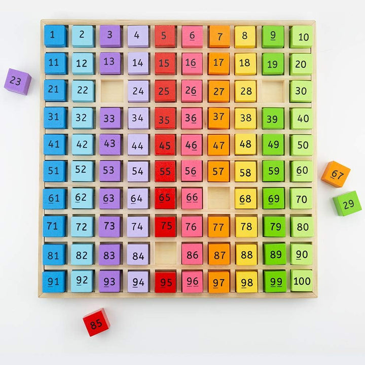 Bigjigs Spielzeug Holz Anzahl Fach - Educational Counting Brett