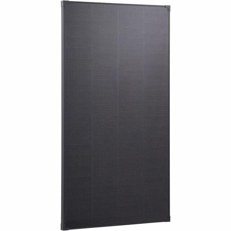 Genio Monokristallines Solarmodul mit Schingle-Technologie, PV-Modul, schwarz, für Wohnwagen, Boote,
