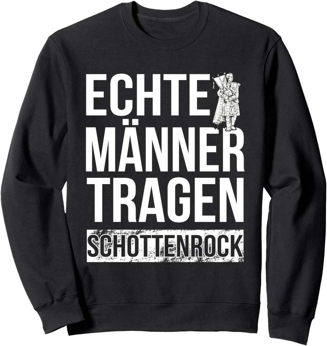 Echte Männer Tragen Schottenrock Sweatshirt