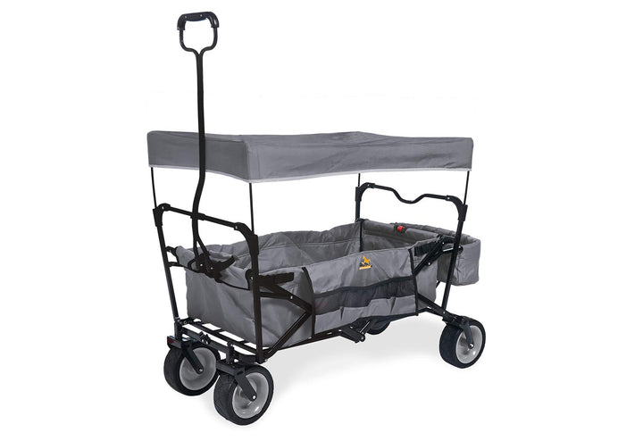 Pinolino Klappbollerwagen Paxi, faltbar, inkl. Sonnendach, Hecktasche und Tragetasche, PU-Bereifung,
