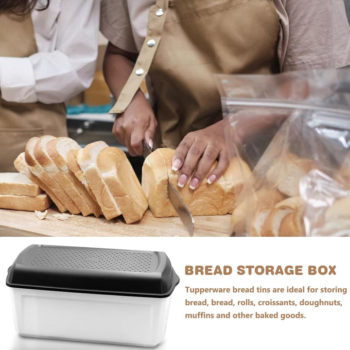 SUNOYA Brotkasten, Brotbox Mit Luftloch, Brotkasten Mit Grosser Kapazität, Lebensmittelecht Brot Bre