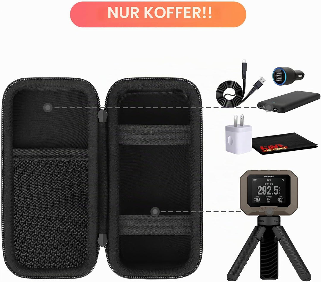 BOVKE Tragetasche Kompatibel mit Garmin Xero C1 Pro Kompaktchronograph für Fernaufnahmen, Garmin Xer