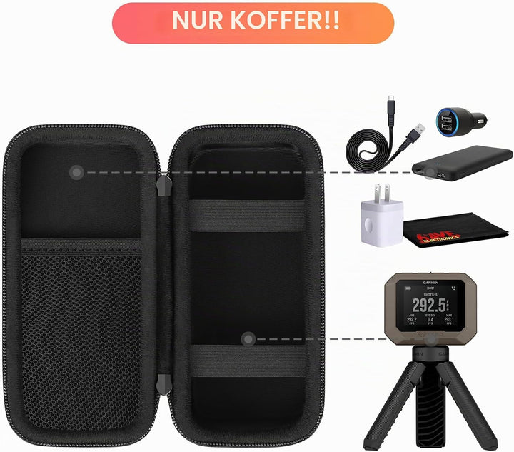 BOVKE Tragetasche Kompatibel mit Garmin Xero C1 Pro Kompaktchronograph für Fernaufnahmen, Garmin Xer