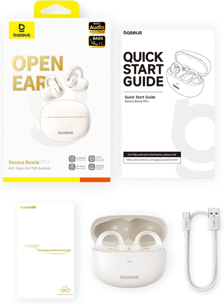Bowie MC1 OL Open-Ear TWS Earbuds Weiss
