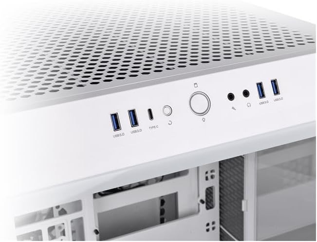 Thermaltake | The Tower 500 | Mid-Tower-Gehäuse| 3X 4mm gehärtetes Glas| weiss, CA-1X1-00M6WN-00
