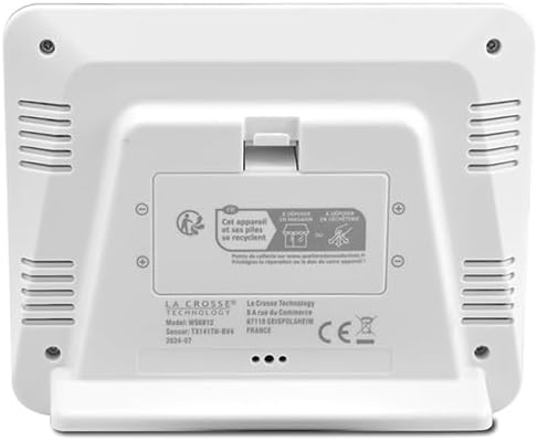LA CROSSE TECHNOLOGY WS6812W-GREEN Wetterstation, Weiss/Grün
