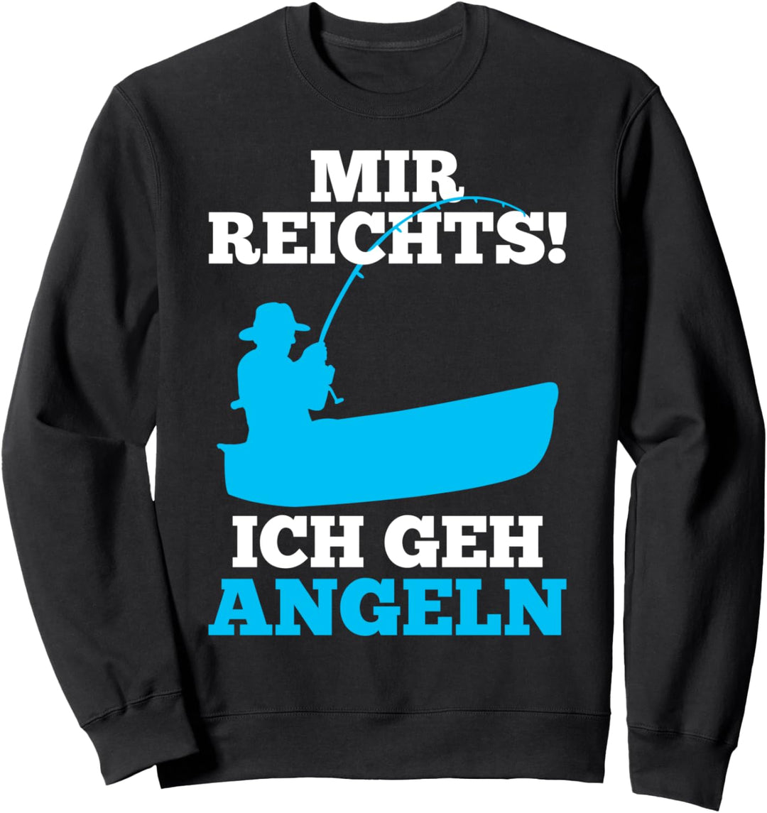 Angeln Angler Fischerboot Fischen Sweatshirt