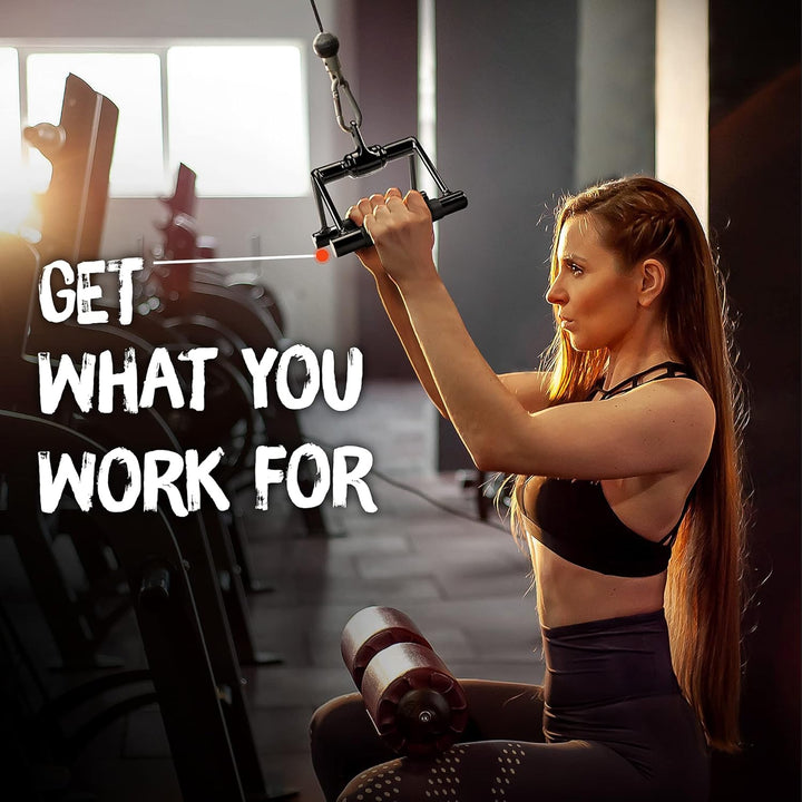 Yes4All Einhandgriff, Trizeps Griff, Fitness Griffe, Kabelzug, Seilzug Fitness, Latzug Griff, Gym Gr