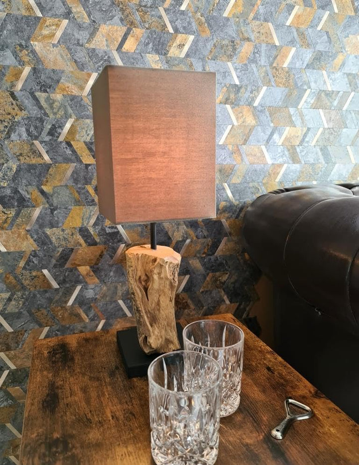 Selbstklebnde Mosaikmatte Pfeil Vinyl Steinoptik RustyGold für WAND KÜCHE Wandverblender Fliesenspie