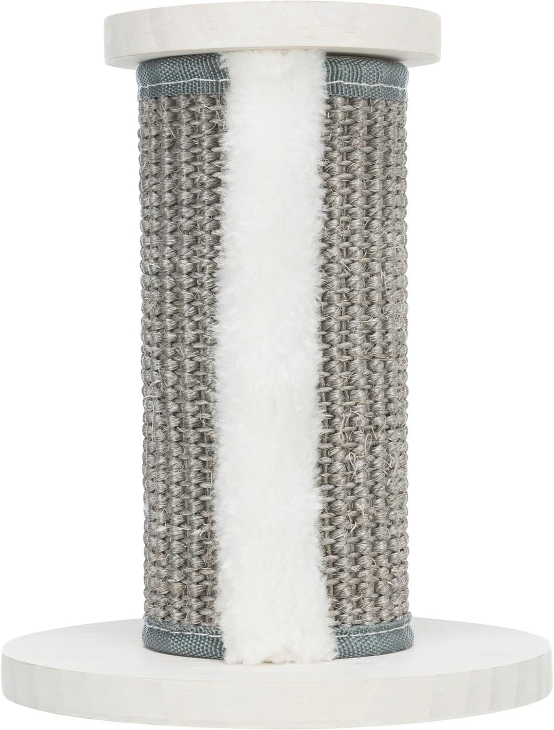 TRIXIE Kletterstufe zur Wandbefestigung, Sisal/Holz, Grau, Katze, 18x18x22 cm, Innenbereich