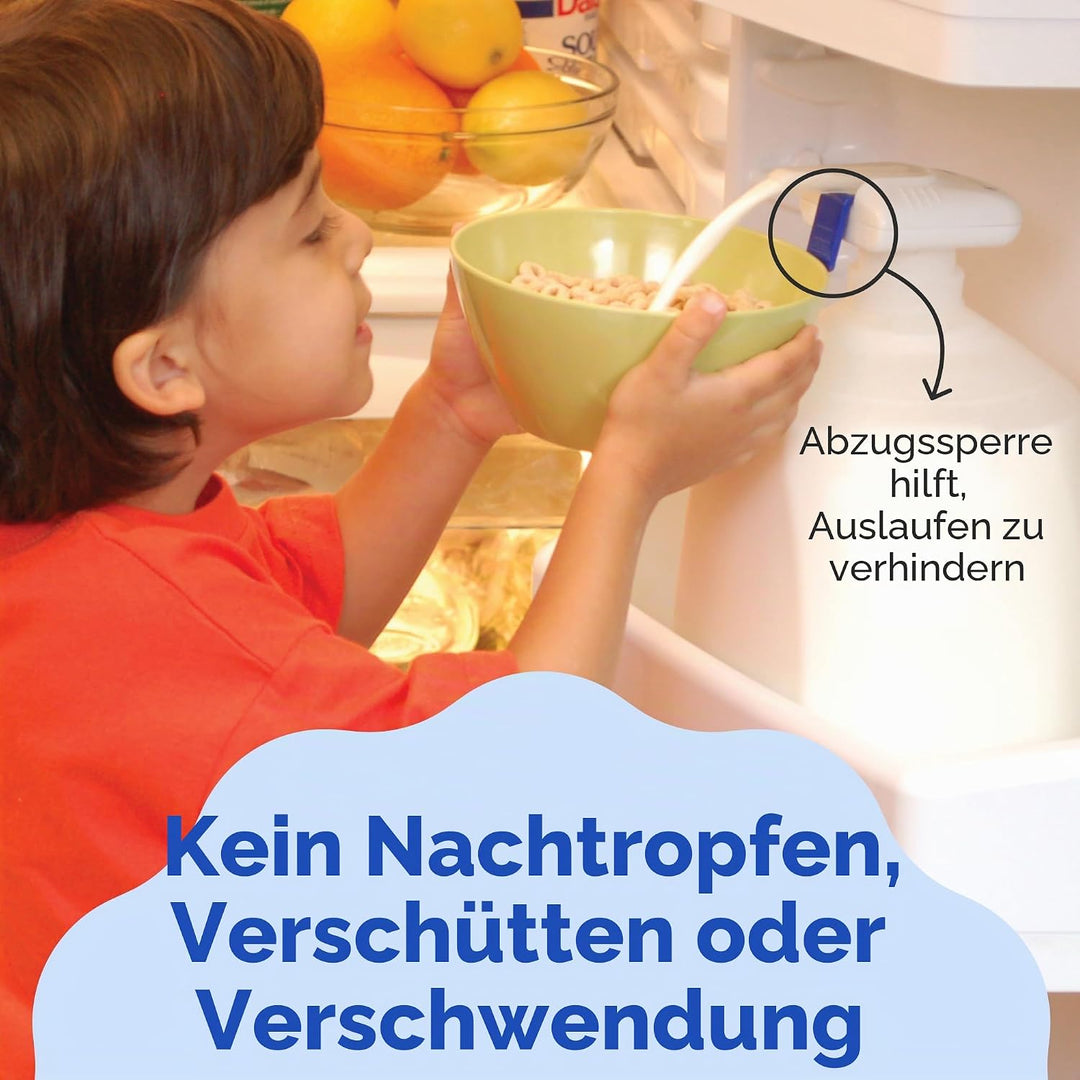 The Magic Tap Automatischer Getränkespender – freihändiger Getränkespender für Kühlschrank – Perfekt