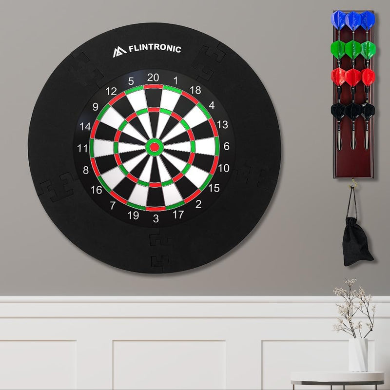 Flintronic Dart Catchring Surround, Surround Auffangring Dart Backboard, Dartscheibe Schutzring, Lei