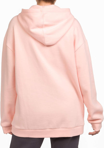 Hurley Damen W Crossover Oversized Po Kapuzenpullover XS Helle Koralle, XS Helle Koralle