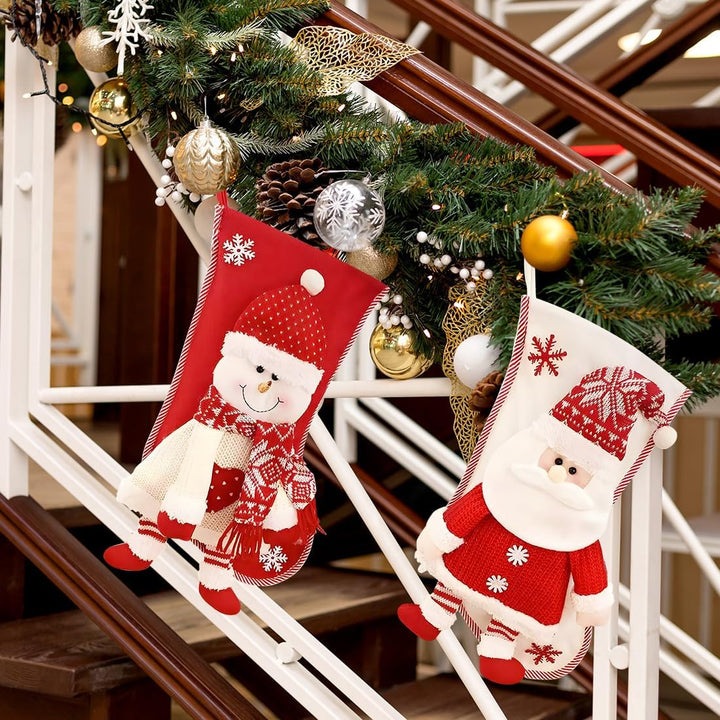 2 Gross Weihnachtsstrumpf, Weihnachtsstrümpfe Personalisiert, Weihnachtssocken Premium, Nikolausstru