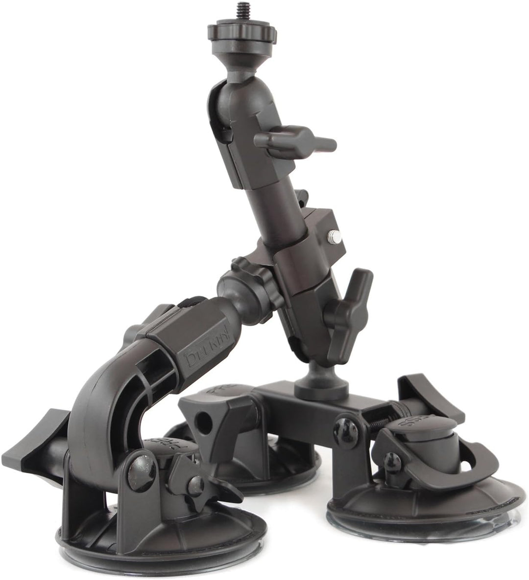 Delkin Fat Gecko Triple Mount Saugstativ & Halterung für Digitalkameras Fat Gecko Bundle mit Halteru
