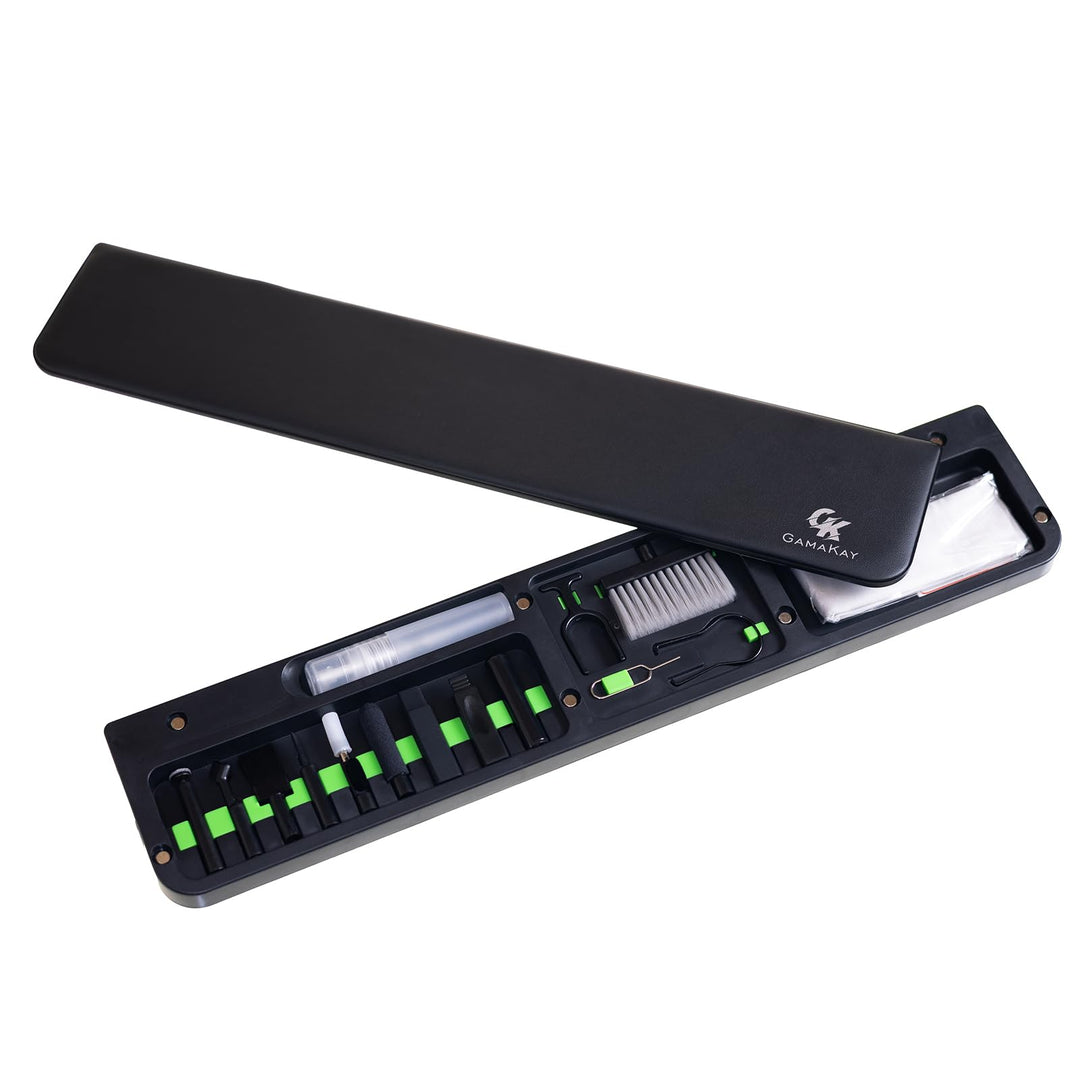 GK GAMAKAY 36 cm Tastatur-Handgelenkauflage mit Reinigungswerkzeug-Set, Handballenauflage aus ABS un