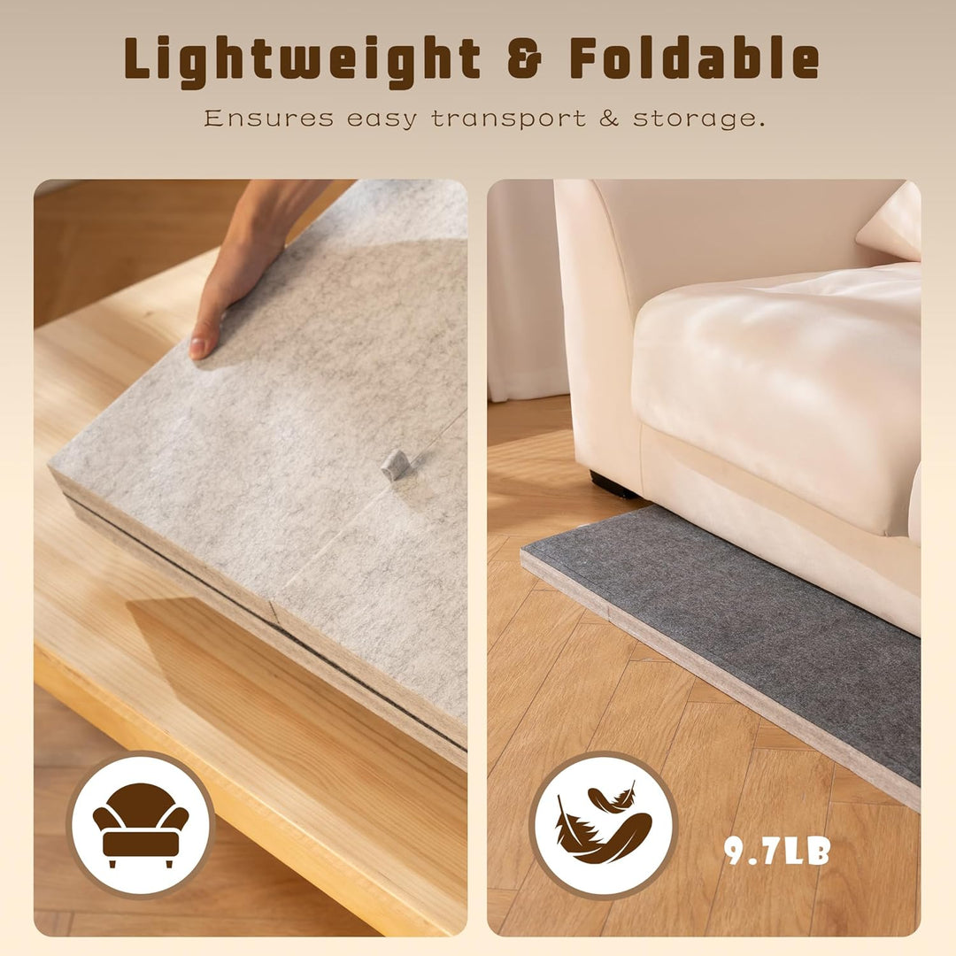 Tektalk klappbarer Puzzletisch mit Abdeckung, 3-Kippwinkel-Puzzleplateau, leichtes tragbares Filzpuz