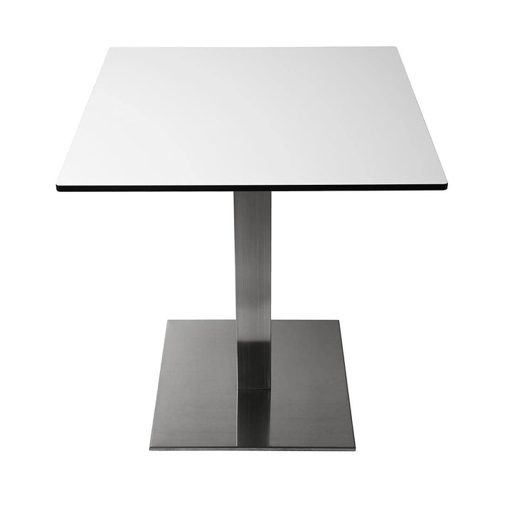 Bolero Quadratischer Tischfuss aus Edelstahl, für Restaurants, Bars, Clubs