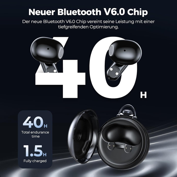 N03 KI Übersetzungskopfhörer mit Echtzeit-Übersetzung, 165 Sprachen &amp; 9 Übersetzungsmodi, Bluetooth