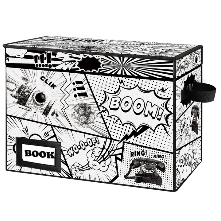 YNSZAS Collection Comicbuch-Aufbewahrungsboxen, Schutz-Organizer, 40,1 x 19,8 x 30 cm, zusammenklapp