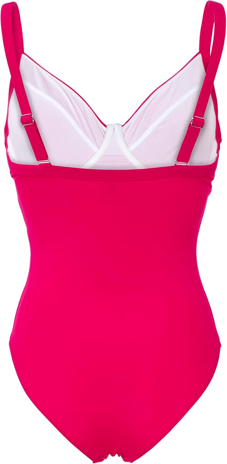 fashy Damen Badeanzug, Cherry pink