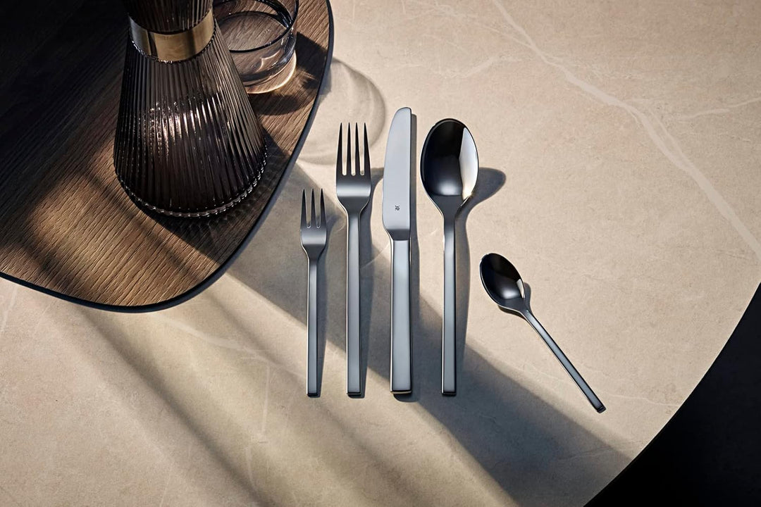 WMF Set 2-teilig Tavira Besteck Set 12 Personen, 60-teilig, Monobloc-Messer, Cromargan Edelstahl pol