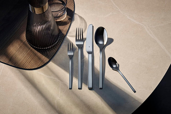 WMF Set 2-teilig Tavira Besteck Set 12 Personen, 60-teilig, Monobloc-Messer, Cromargan Edelstahl pol