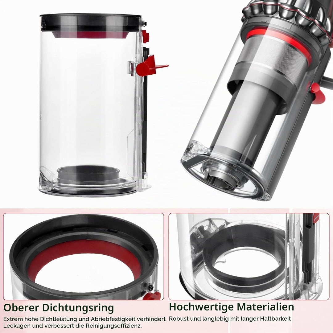 Hochwertiger Ersatz-Staubbehälter für Dyson V11 V15 SV14 SV15 SV22 Staubsauger, für Dyson Staubsauge