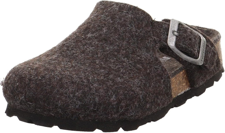 Superfit Jungen Fussbettpantoffel Hausschuh 27 EU Grau 2010, 27 EU Grau 2010