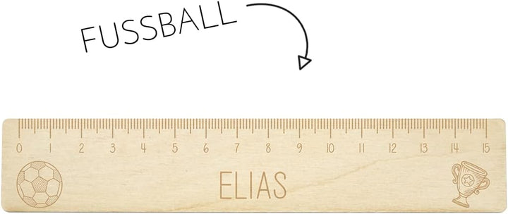 Dein Lieblingsteil Lesehilfe und Lineal Jungs (Set FUSSBALL Lesehilfe + Lineal), Set FUSSBALL Lesehi