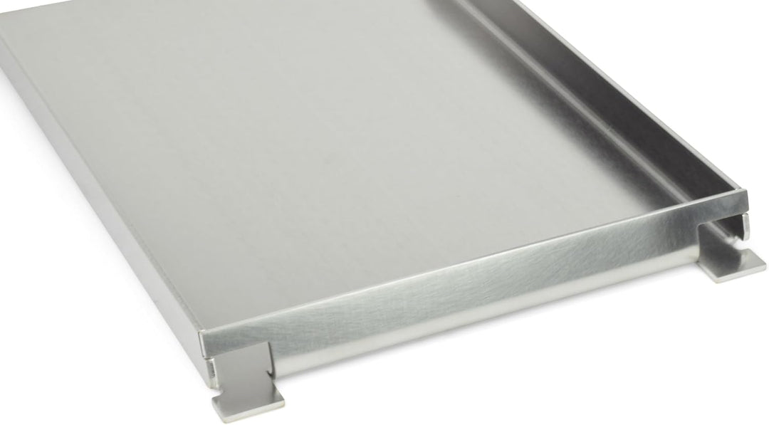 Grillrost.com Das Original Edelstahl Grillplatte | Plancha 45x30cm - passend für Napoleon Rogue (mit