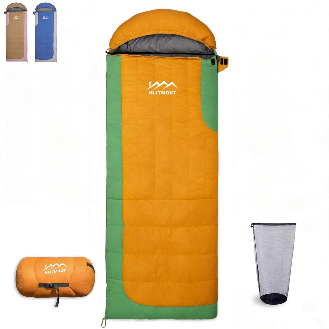 Daunen Deckenschlafsack, Leichter Kleiner Kompakt Schlafsack für Alle Jahreszeiten Camping, Wandern