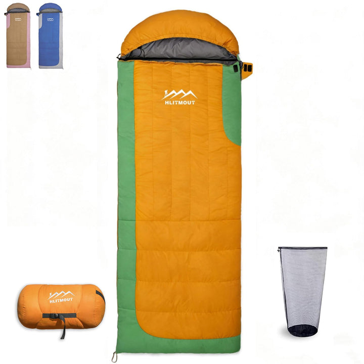 Daunen Deckenschlafsack, Leichter Kleiner Kompakt Schlafsack für Alle Jahreszeiten Camping, Wandern