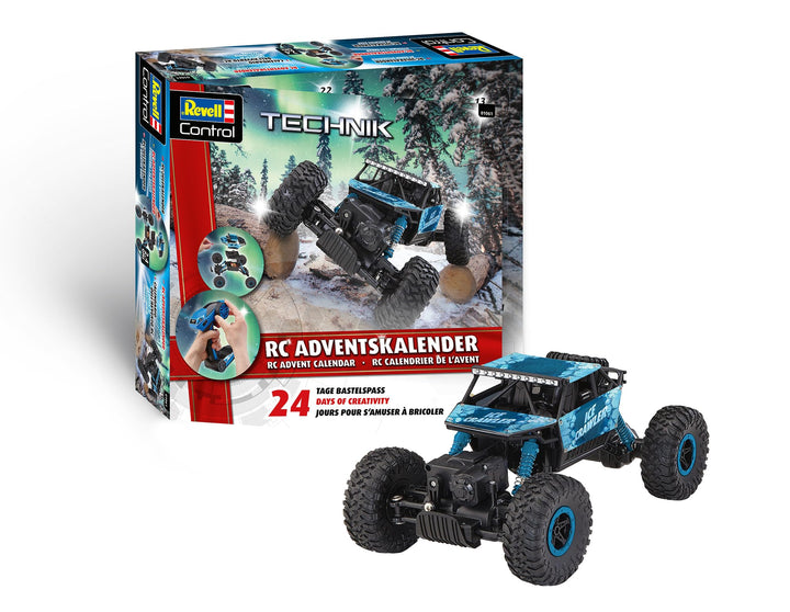 Revell Advent Calendar RC Crawler I Remote Controlled Advent Calendar for Craftsmen I for Boys, Girl