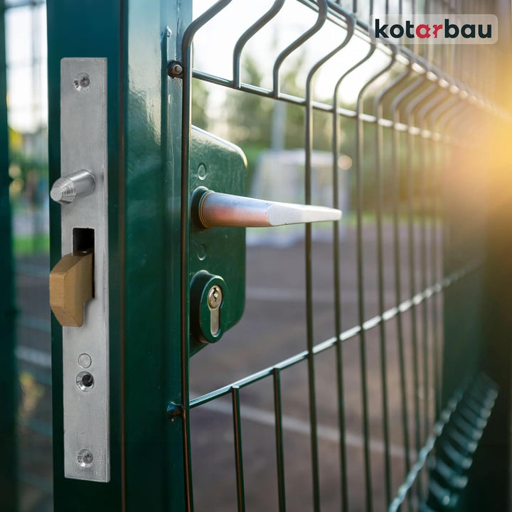 KOTARBAU® Hakenschloss Einsteckschloss Schiebetore 72/40 Führungsdorn Schiebetürschloss Hakenfallens
