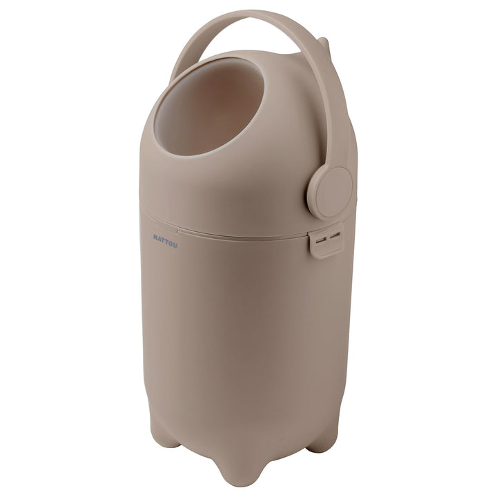 Nattou Windeleimer Dropy, Geruchsdicht, Einfaches Öffnen mit einer Hand, 49,5 x 28 cm, Polypropylen/