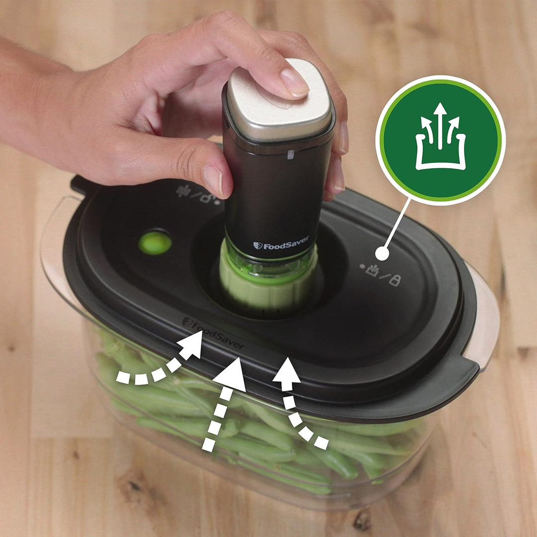 FoodSaver Lebensmittelboxen Aufbewahrung und Marinierung | 700 ml &amp;, wiederverwendbare Vakuumbeutel