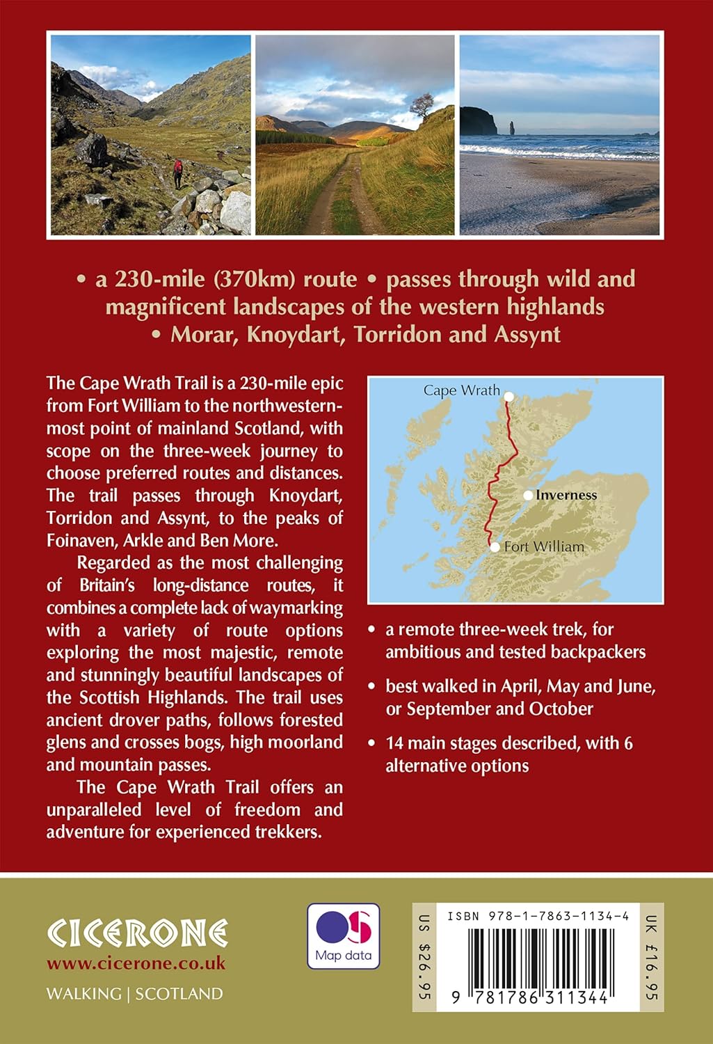 Walking the Cape Wrath Trail: Backpacking through the Scottish Highlands: Fort William to Cape Wrath
