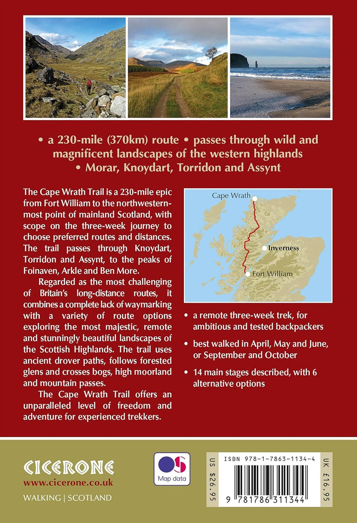 Walking the Cape Wrath Trail: Backpacking through the Scottish Highlands: Fort William to Cape Wrath