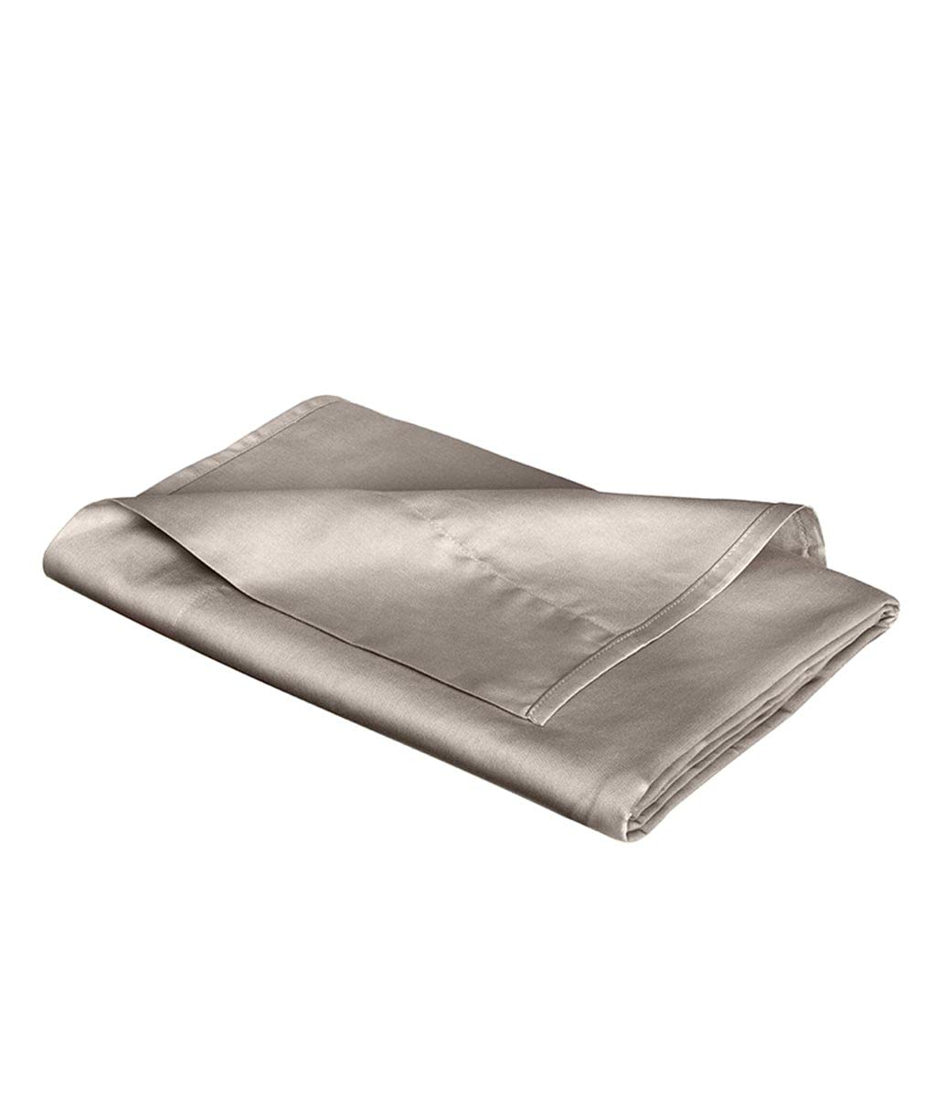 fleuresse L Uni-Colours-Bettlaken, Mako-Satin, Taupe, 220 x 260