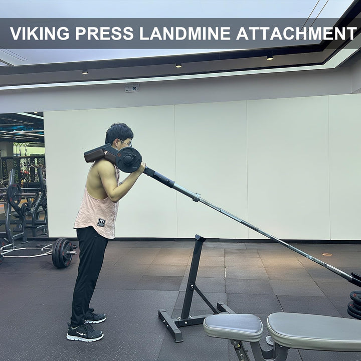 Viking Press Landmine Griff für 5,1 cm olympische Langhantel, T-Bar Row Attachment Core Strength Tra