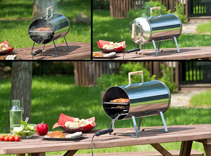 Rosenstein & Söhne Tischräucherofen: Elektro-Tisch-Räucherofen & Smoker, Edelstahl, 1.100 Watt, bis