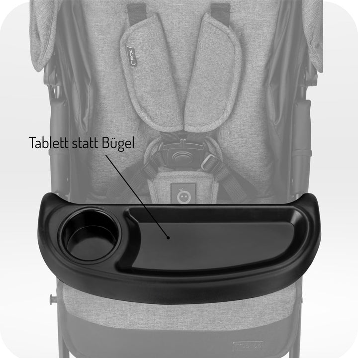 MoMi ISLA Kinderbuggy, Kinderwagen ab dem 6. Lebensmonat, bis 15 kg Körpergewicht, 5-Punkt-Sicherhei