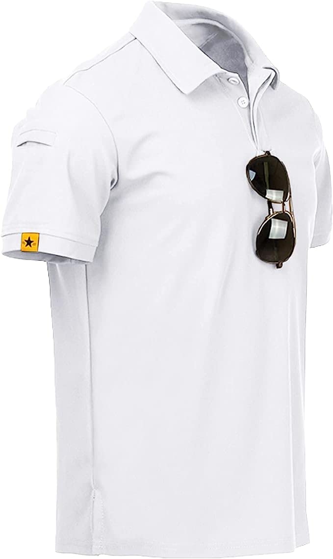 JACKETOWN Poloshirts Herren Kurzarm Atmungsaktives Schnelltrocknend Poloshirts Männer Tennis Sommer