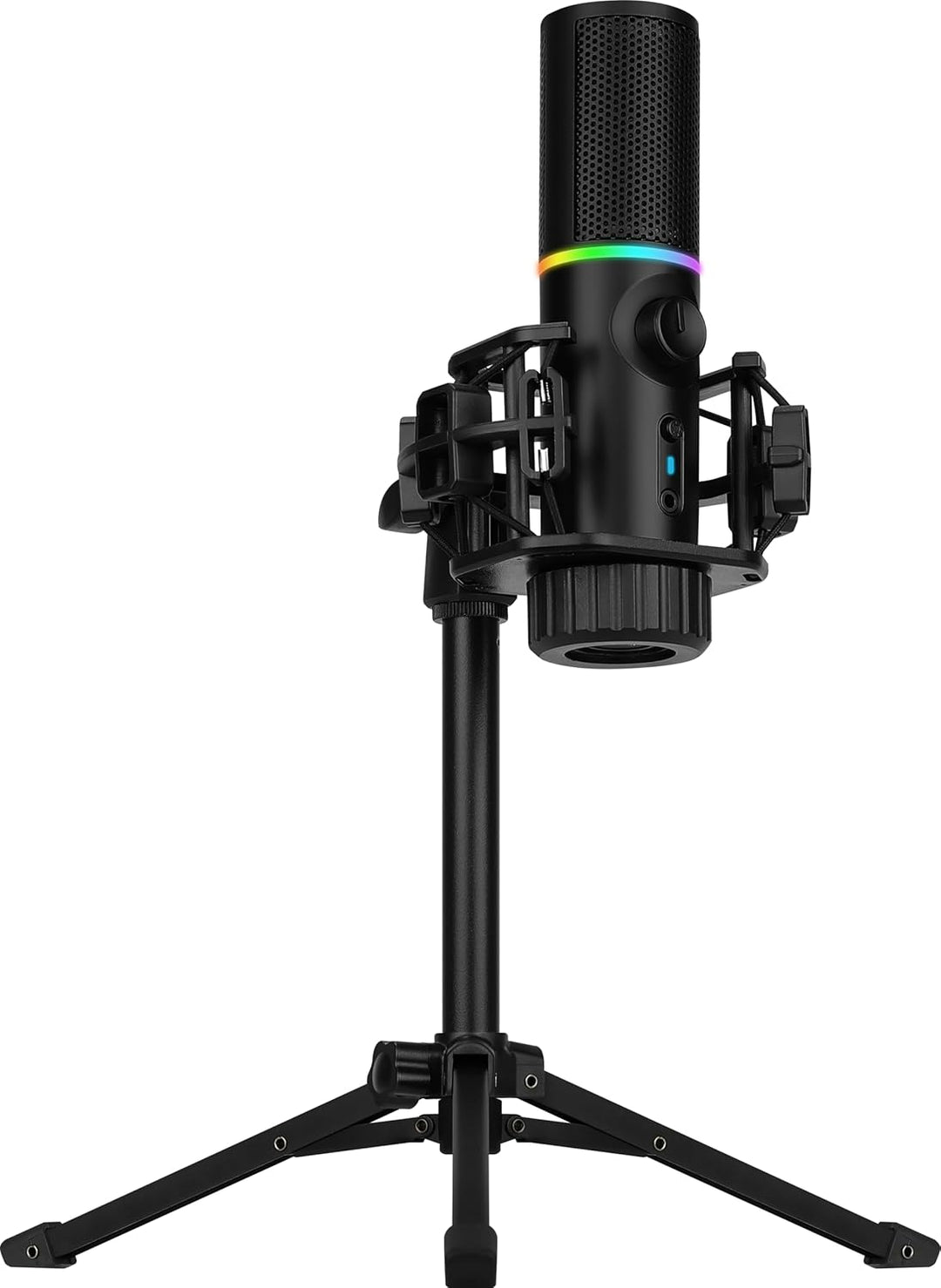 Streamplify MIC RGB Tripod - Nierencharakteristik USB-Mikrofon PC Gaming mit Stativ, Streaming-Mikro