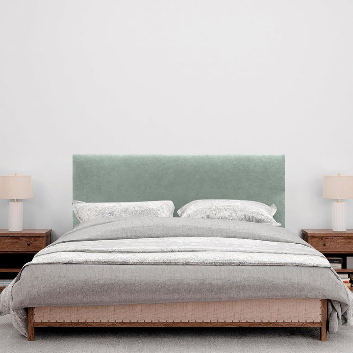 DHOME Kopfteil aus Kunstleder oder Stoff AQUALINE Glattes gepolstertes Kopfteil Luxusbett Kopfteil (