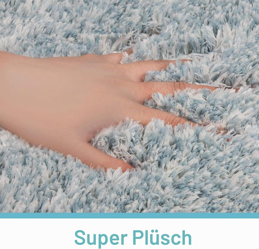FCSDETAIL rutschfeste, Hochflor Badteppiche, Maschinenwaschbare Badematte, Badvorleger mit Wasserabs