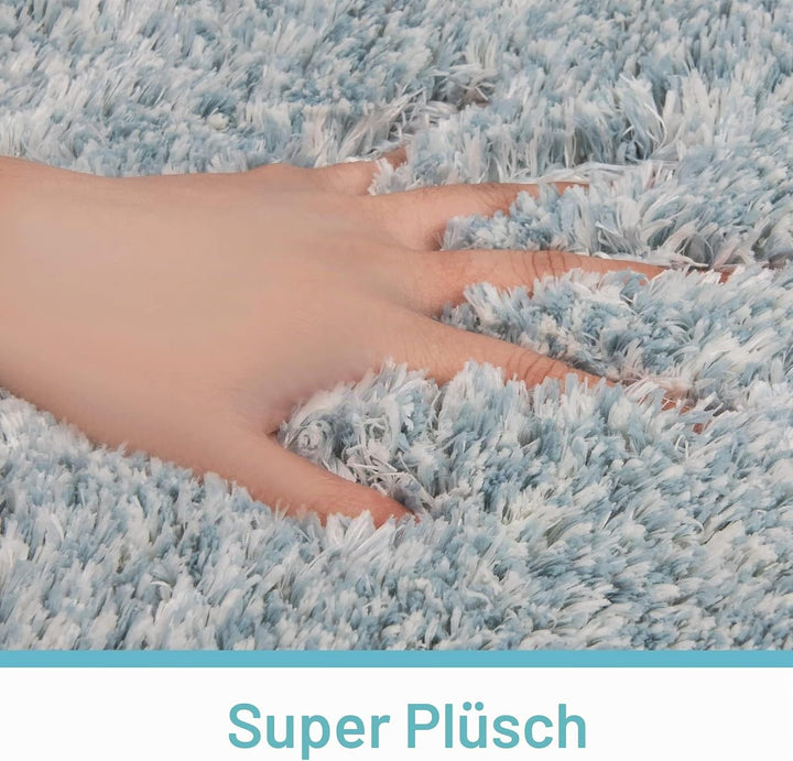 FCSDETAIL rutschfeste, Hochflor Badteppiche, Maschinenwaschbare Badematte, Badvorleger mit Wasserabs